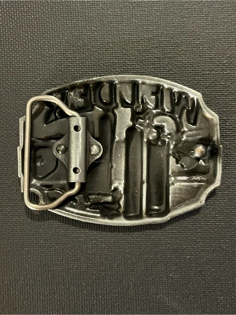 Welder Tool Belt Buckle - Silver Finish